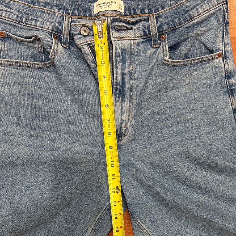 Abercrombie & Fitch The Ankle Straight Ultra High Rise / long length - Picture 6 of 8